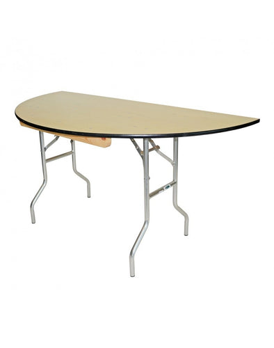 1/2 Round Wood Table