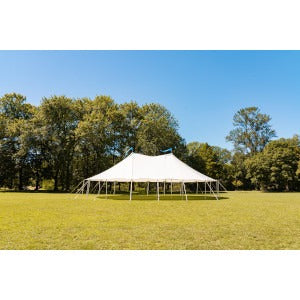 45' x 44' Sailcloth Pole Tent